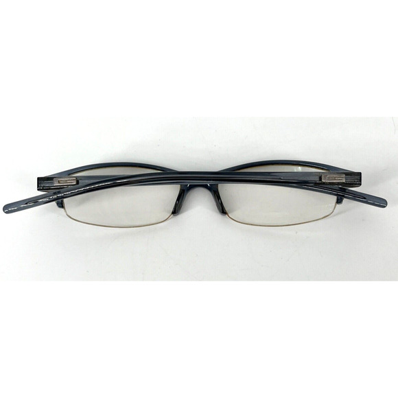 GUCCI GG 1505 ZN7 Eyeglass Frames Italy Half Rim 140 Clear Black Frame Side Logo - Picture 11 of 16